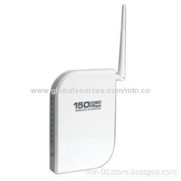 150Mbps 1T1R Wireless Router with Fixed 3dBi Antenna